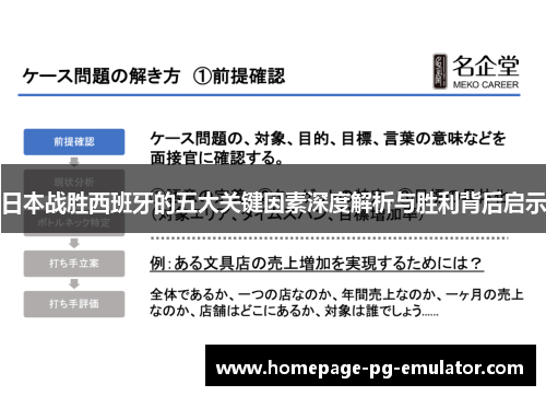 日本战胜西班牙的五大关键因素深度解析与胜利背后启示 日本战胜西班牙的五大关键因素深度解析与胜利背后启示