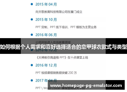 如何根据个人需求和喜好选择适合的意甲球衣款式与类型 如何根据个人需求和喜好选择适合的意甲球衣款式与类型